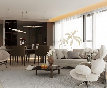 Modern A Living Room-ID:537221911