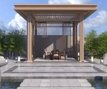 New Chinese Style Pavilion-ID:106962926