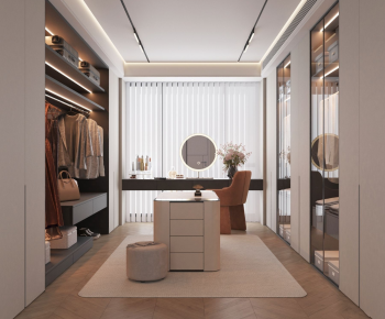 Modern Clothes Storage Area-ID:196911101