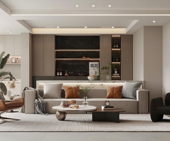 Modern A Living Room-ID:432327991