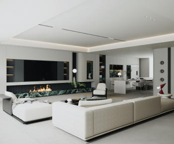 Modern A Living Room-ID:867265949