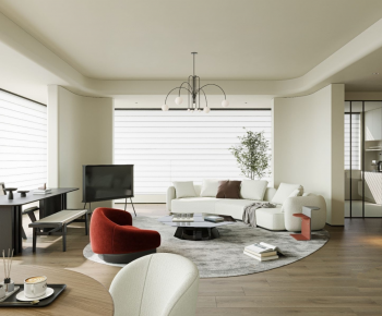 Modern A Living Room-ID:302165997