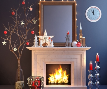 Modern Fireplace-ID:292541035