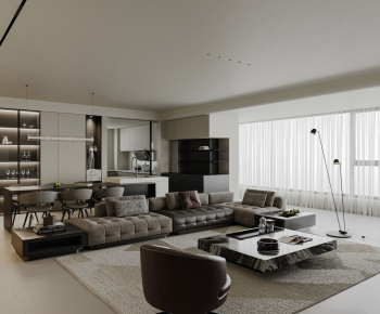 Modern A Living Room-ID:323878053
