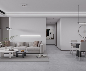 Modern A Living Room-ID:477804904