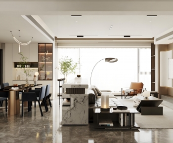 Modern A Living Room-ID:445410978