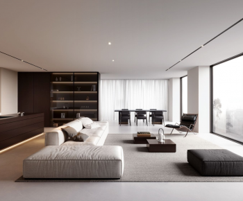 Modern A Living Room-ID:715948104