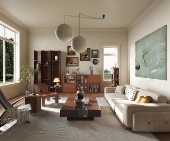 Modern A Living Room-ID:661158087