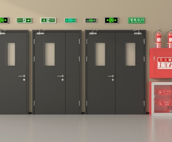 Modern Fire Door-ID:894475949