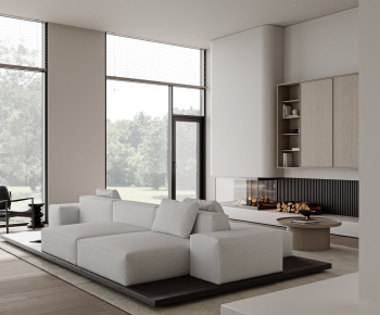 Modern A Living Room-ID:757059102