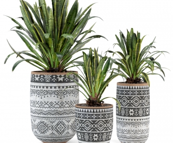 Modern Ground Green Plant Potted Plants-ID:560565959