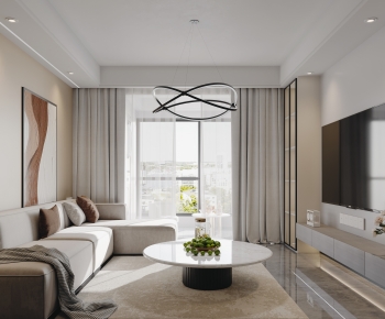 Modern A Living Room-ID:955734971