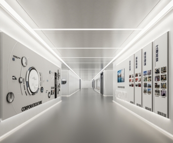 Modern Exhibition Hall-ID:587471967