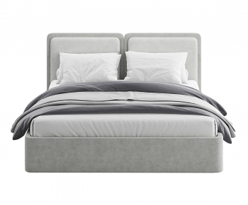 Modern Double Bed-ID:925461053
