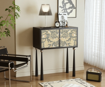 French Style Entrance Cabinet-ID:724740079