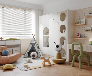 Modern Children's Room Activity Room-ID:679492009