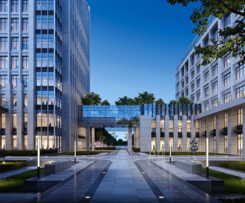 Modern Appearance Of Commercial Building-ID:893697985