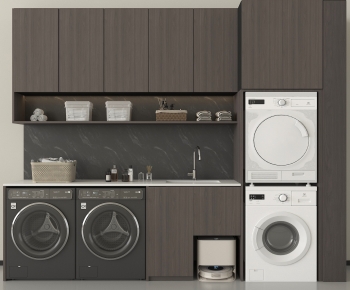 Modern Laundry Cabinet-ID:273286107
