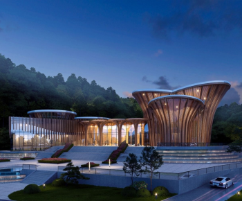 Modern Architecture Of Artistic Style-ID:850907094