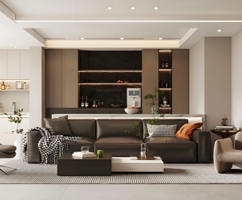 Modern A Living Room-ID:711251028