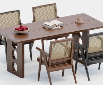 Modern Dining Table And Chairs-ID:974791059