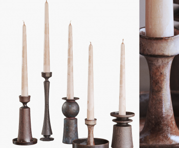 Wabi-sabi Style Candles/Candlesticks-ID:669636969