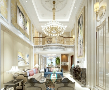 European Style A Living Room-ID:555843118