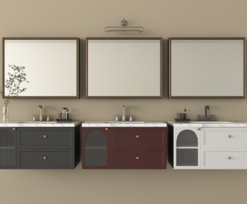 French Style Bathroom Cabinet-ID:474962958