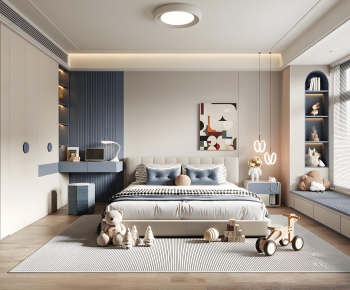 Modern Boy's Room And Son's Room-ID:821755893