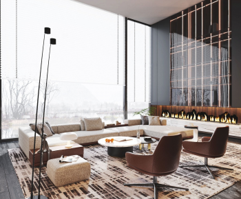 Modern A Living Room-ID:912292007