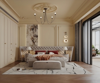 French Style Bedroom-ID:617788087