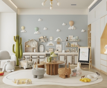 Modern Children's Room Activity Room-ID:998245958
