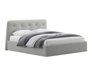 Modern Double Bed-ID:964744094