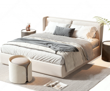Modern Double Bed-ID:467539079