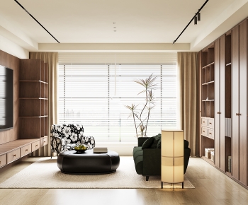 Modern A Living Room-ID:843079099