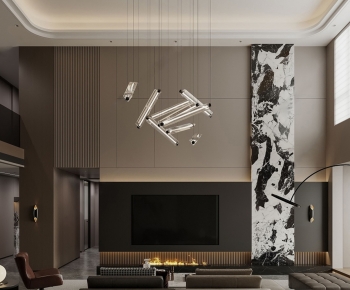 Modern A Living Room-ID:810507067