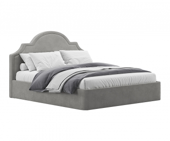 Modern Double Bed-ID:170737985