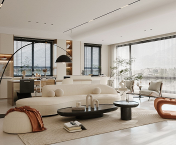 Modern A Living Room-ID:501326084