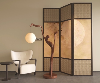 New Chinese Style Lounge Chair-ID:663132913