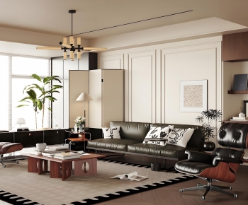 Modern A Living Room-ID:902338984