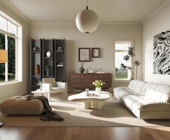 Modern A Living Room-ID:206213958