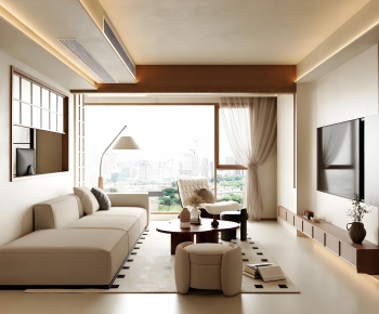 Modern A Living Room-ID:640546087