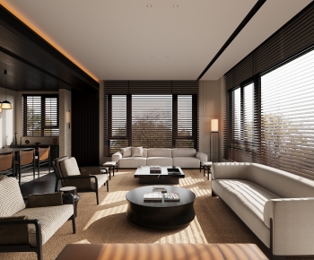 Modern A Living Room-ID:517131093