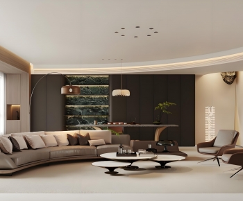 Modern A Living Room-ID:748140108