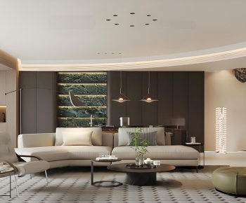 Modern A Living Room-ID:775039916