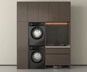 Modern Laundry Cabinet-ID:720499998