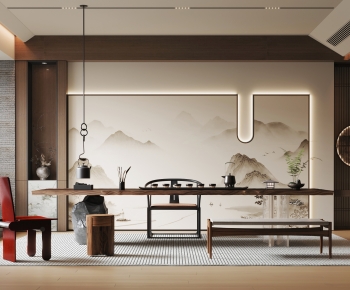 New Chinese Style Tea House-ID:144524106