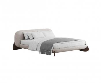 Modern Double Bed-ID:933374889