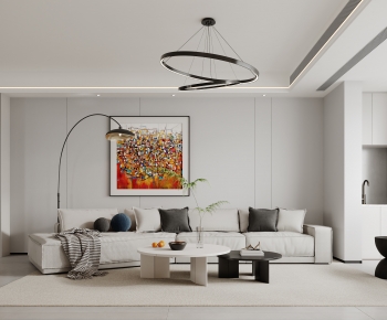 Modern A Living Room-ID:714876895