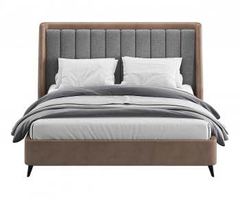 Modern Double Bed-ID:723784926